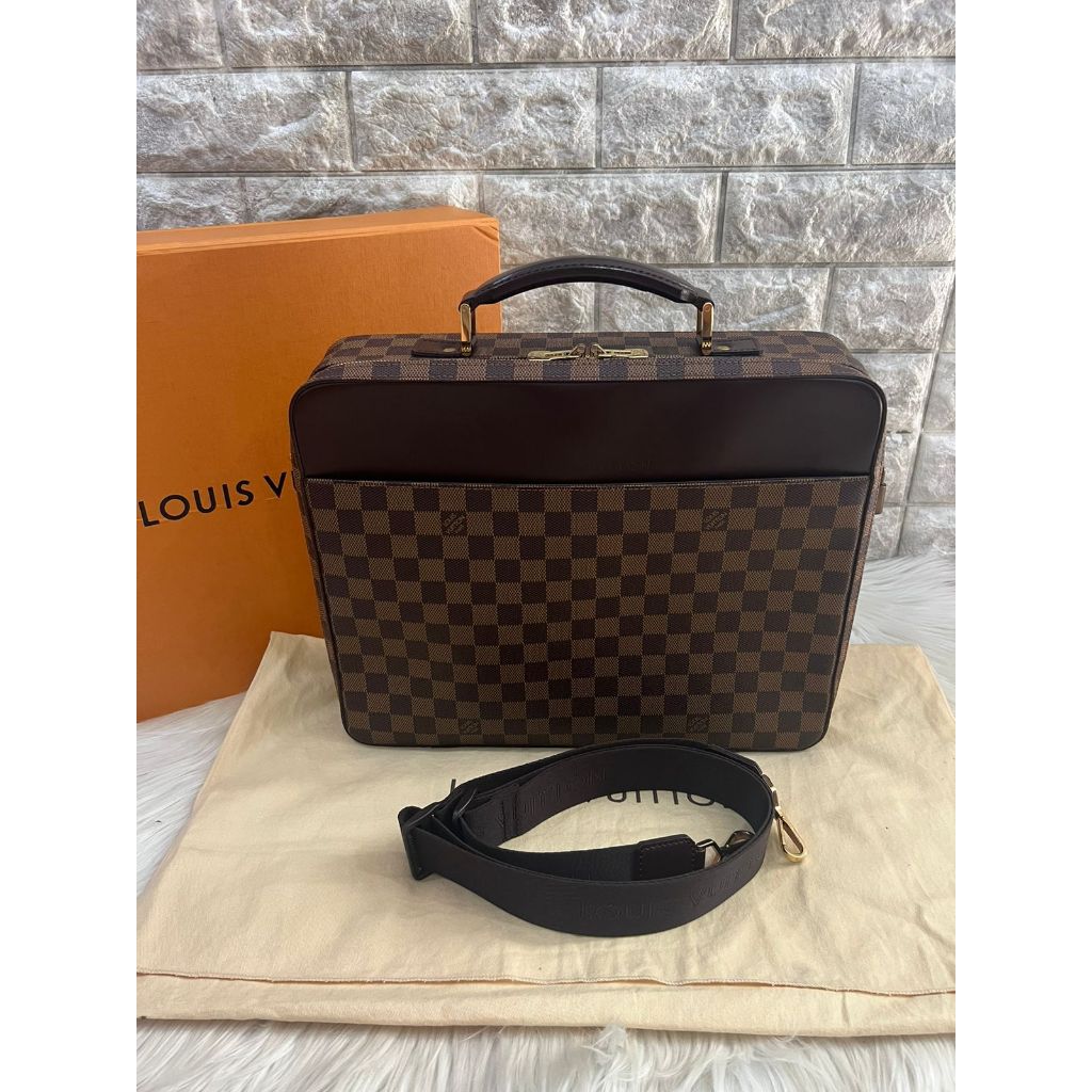 LV Koper Damier Excellent Jarang Ada Tas Authentic Bag Branded Original Preloved