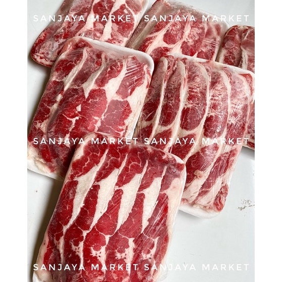 

Star seller Daging beef US Slice Yoshinoya BeefYakiniku Shabu Beef 5gr