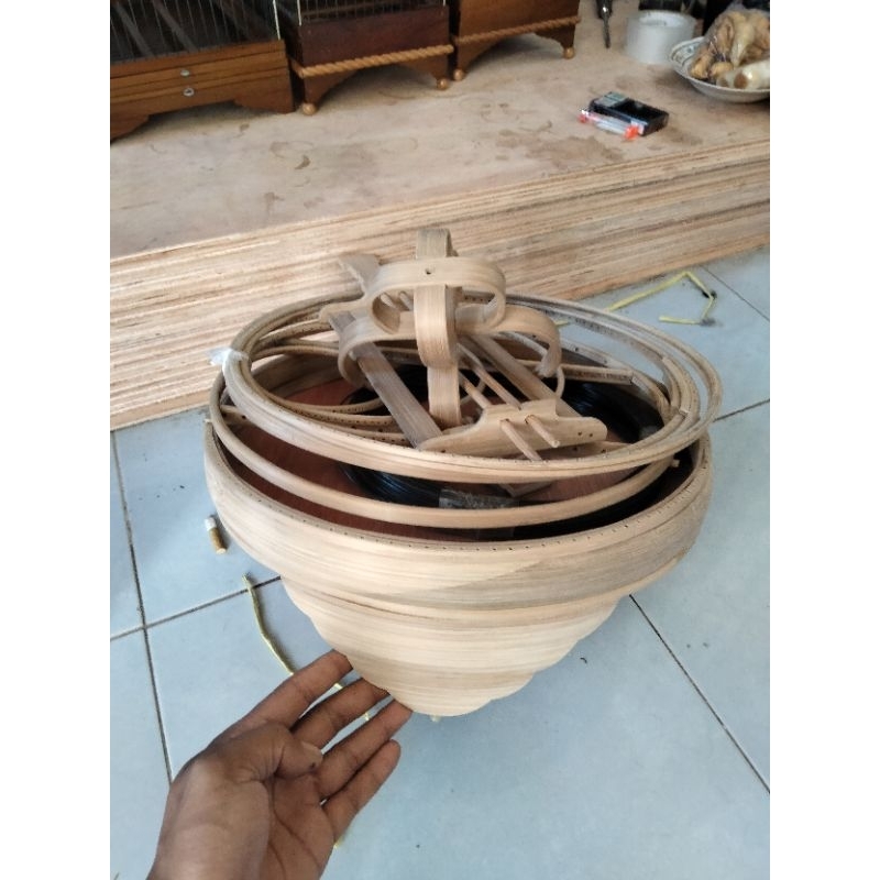 SANGKAR CUNGKOK ANIS D38 AMBRUKAN JARI FIBER