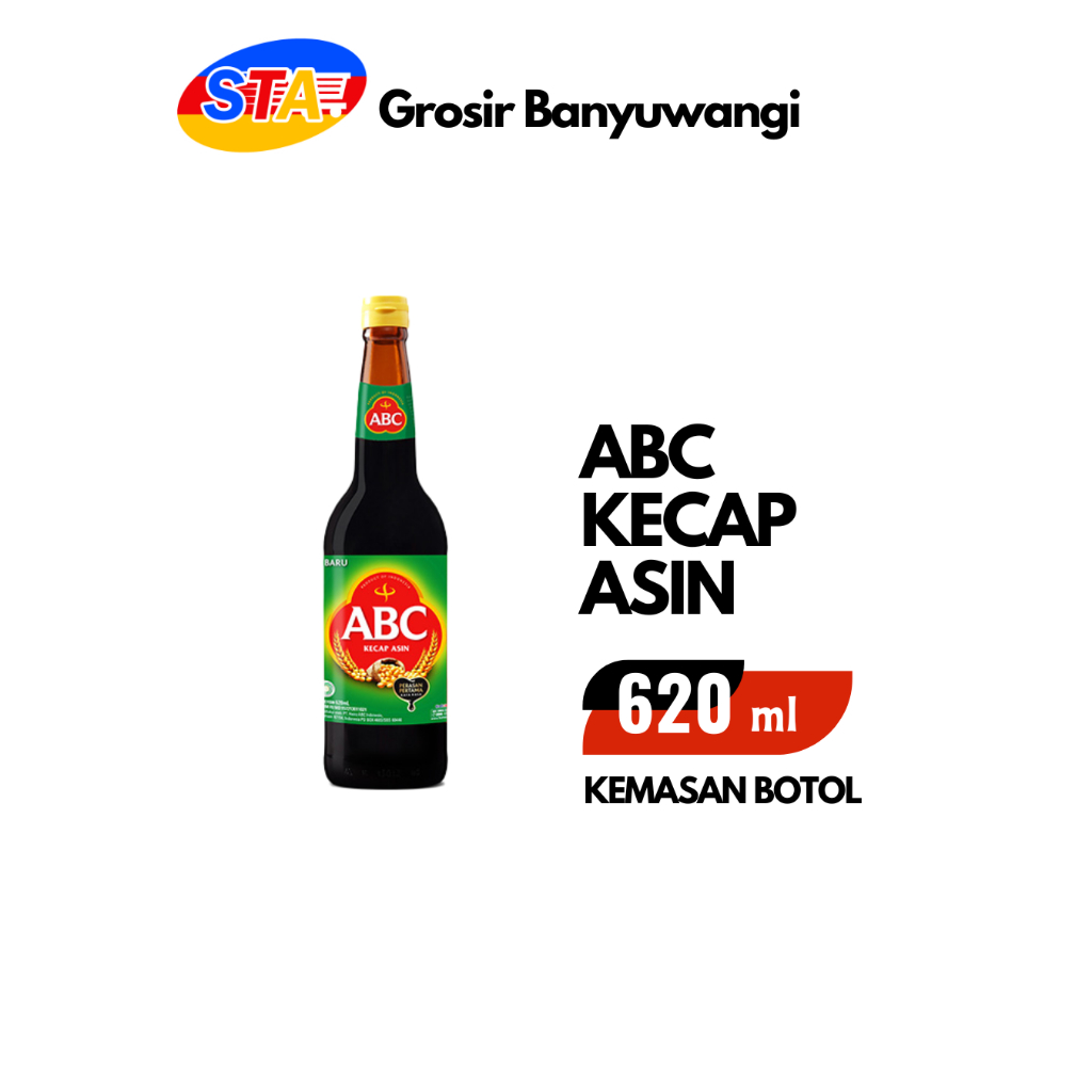 

[BWI] ABC KECAP ASIN 620ML | KECAP ASIN BOTOL