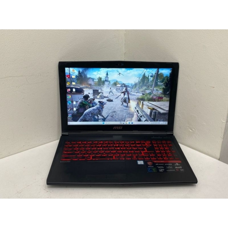 MSI GL63 7RC i7-7700HQ RAM 8GB SSD 128GB HDD 1TB MX 150 (2GB)