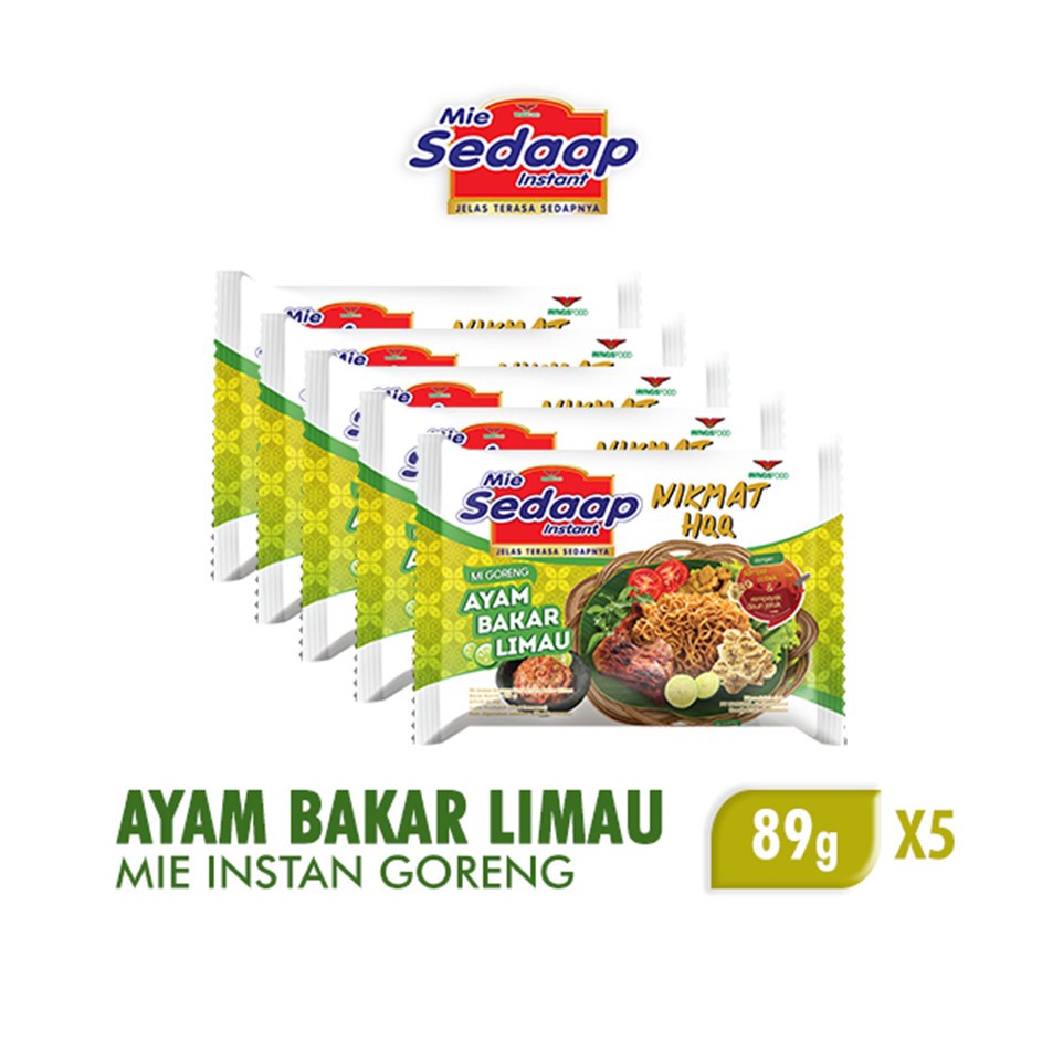 

Toko Spesial Sedaap Mie Instan Ayam Bakar Limau Bag 89 gr x5