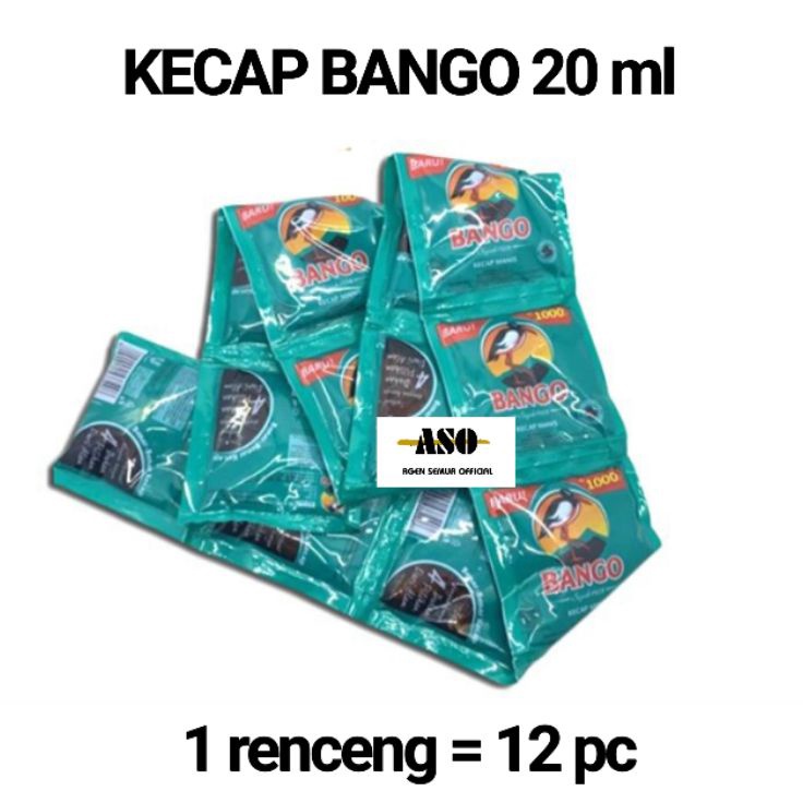 

Bestseller BANGO Kecap manis 2 ml RENCENG ISI 12