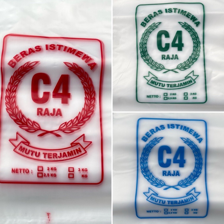 

Mau Hemat Plastik Beras 2 KG 25 KG 3 KG C4 Raja isi 1 lembar