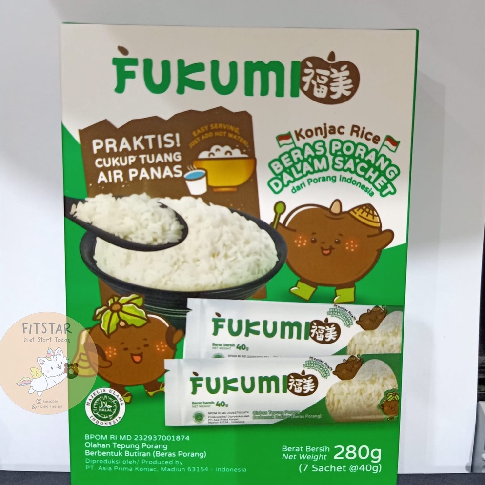 

Ekslusif disini FUKUMI BERAS PORANG BOX SACHET 7x 4 gram