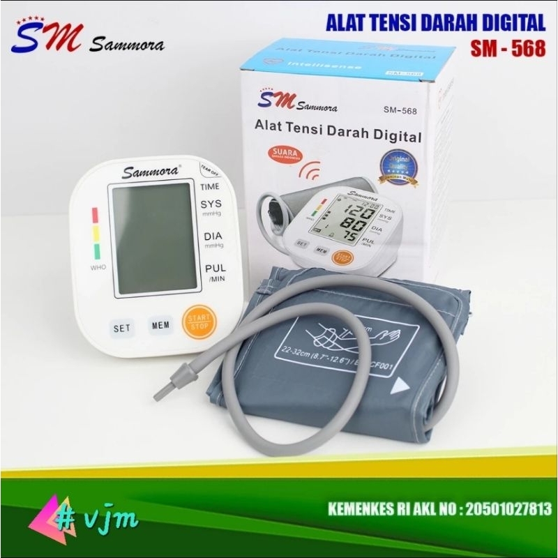 Tensimeter Digital Suara Carezoe AKL/Alat Tensi Darah digital/Sammora