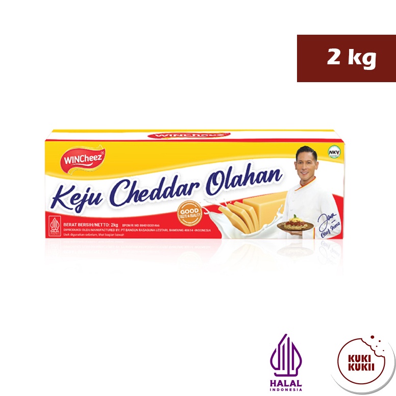 

Stock ready Keju Cheddar WINCHEEZ 2kg Keju wincheeze cheese 2 kg