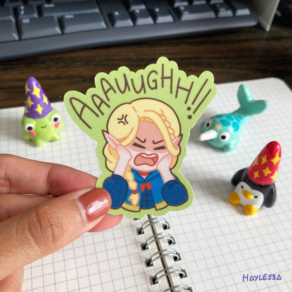 

Sticker Marcille Stress - Diecut Sticker (delicious in dungeon meshi)