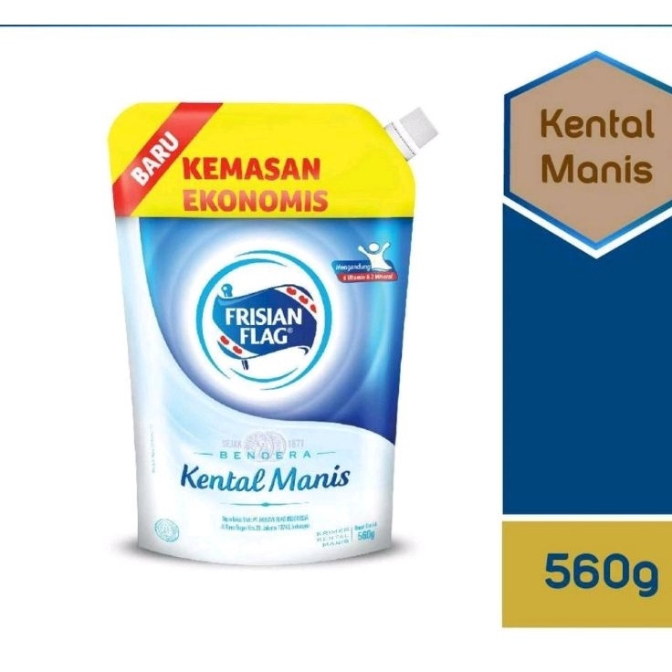 

Mau SUSU FRISIAN FLAG KENTAL MANIS POUCH 545 GRAM