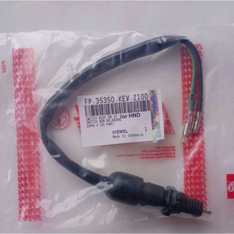 SWITCH ASSY FR SWIT REM BELAKANG SUPRA X 125 PGMFI SUPRA SUPRA X ORIGINAL FEDERAL PART FP-35350-KEV-
