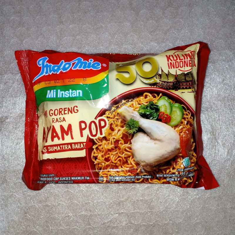 

Mie Instan Indomie Goreng Ayam Pop 85gram