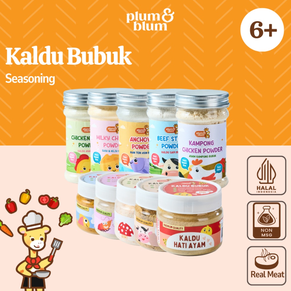 

Ready Stock Plum Blum Kaldu Mpasi Kaldu Sapi Kaldu Ayam Kaldu Jamur 1 gram
