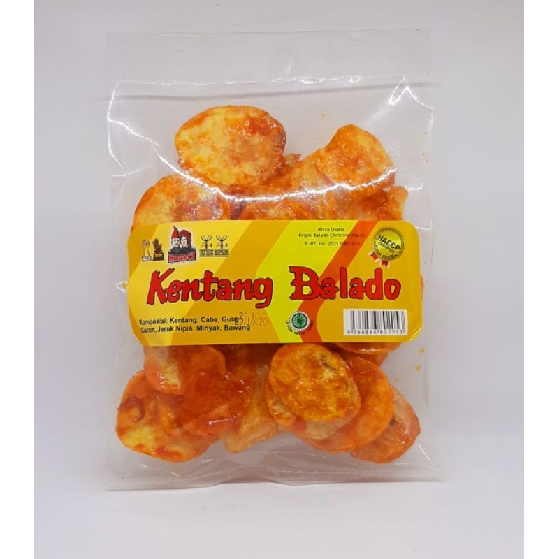 

keripik kentang balado sanjai kokoci 150g asli payakumbuh