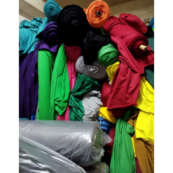 KODE J5E8 Kain Diadora Kahatex 1Kg Kain Untuk Pakain Training Jaket Celana Training