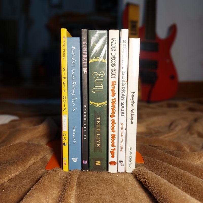 Preloved/Bekas - Buku Novel Fiksi & Nonfiksi Marchella FP Brian Khrisna - Bumi, NKCTHI, dll.