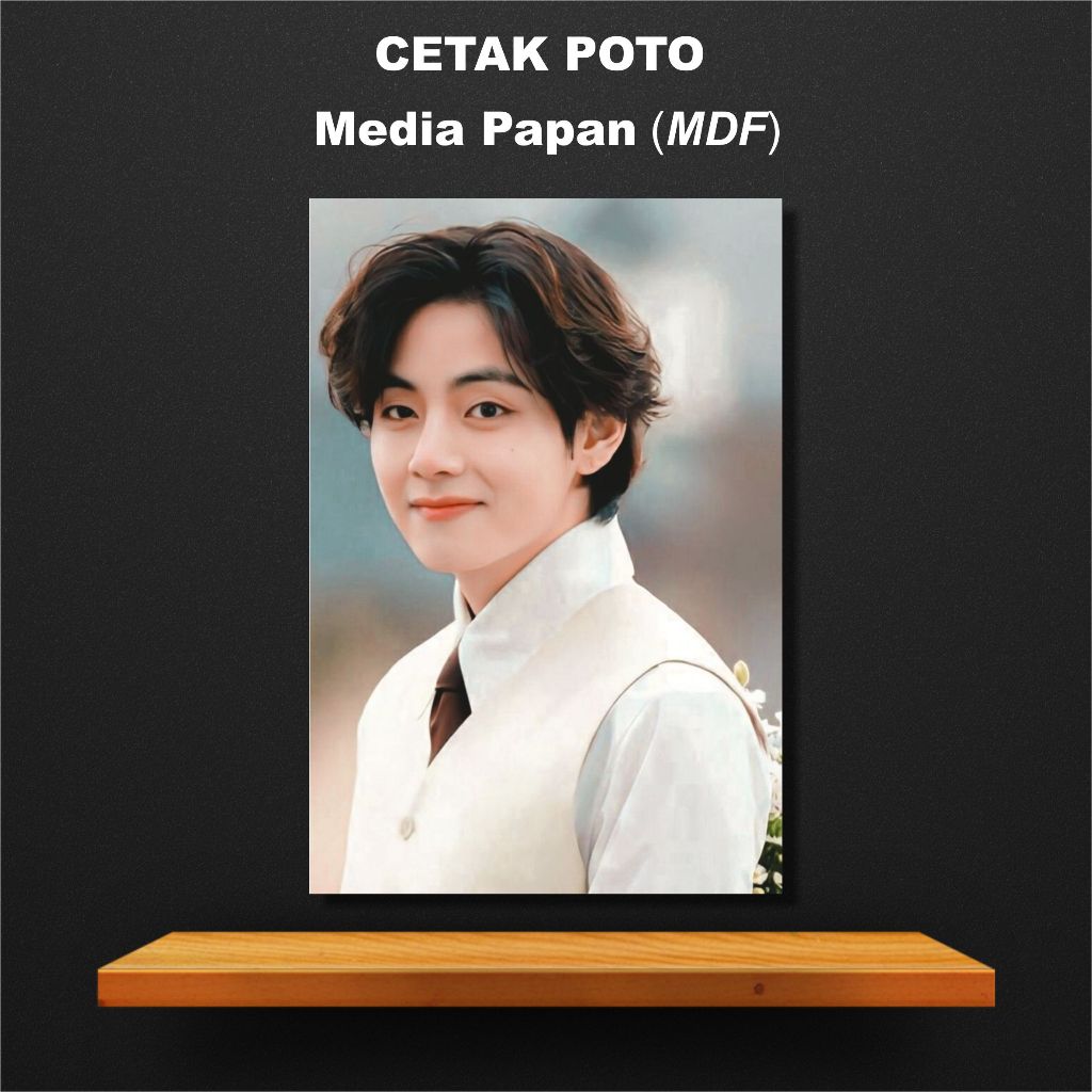 CETAK FOTO UK 17R (30X40) + MEDIA PAPAN / KAYU MDF