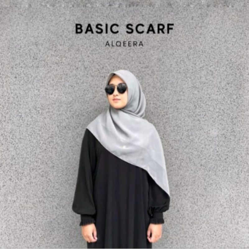 Hijab Basic Scarf | Hijab Bella Square Premium | Hijab Segiempat | Alqeera