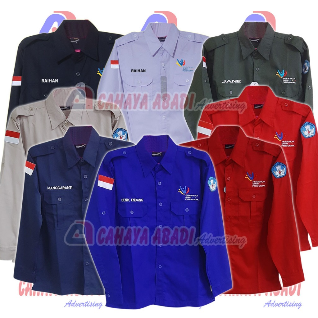 Kemeja Merdeka Belajar Seragam Merdeka Belajar Baju Merdeka Belajar