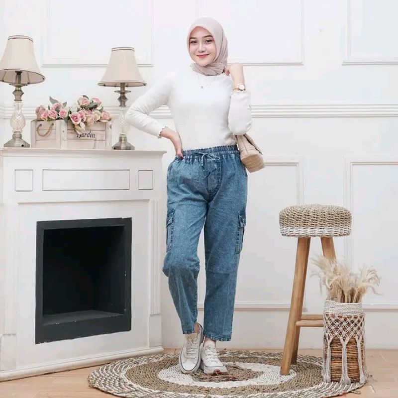 baggy jeans cargo-baggy jeans cargo wanita-celana baggy pants wanita-celana baggy pants wanita premi
