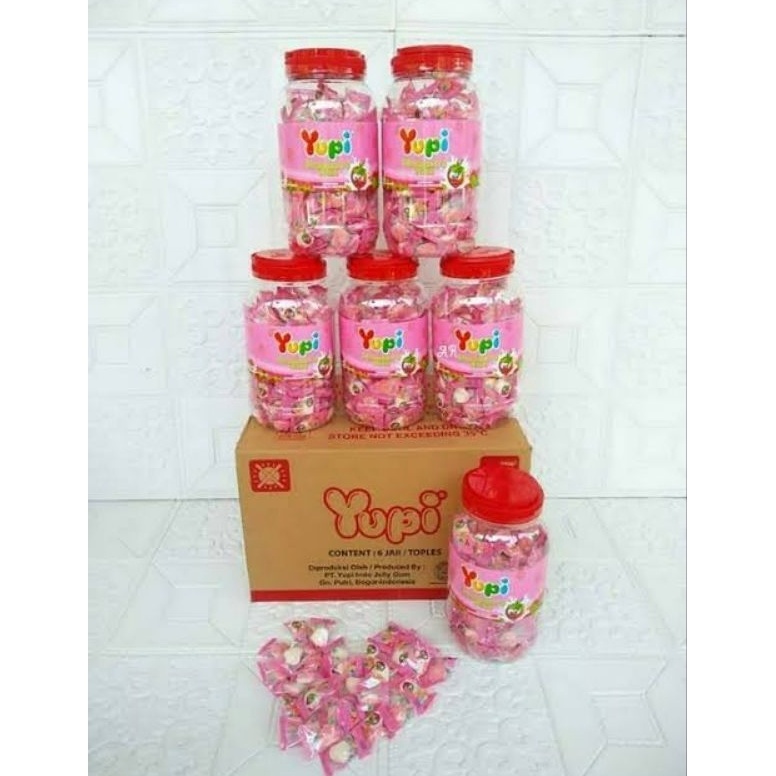 

Murmer YUPI TOPLES strawberry kiss hataran lebaran