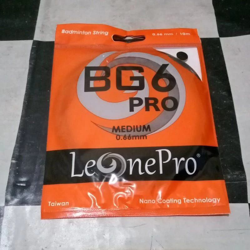 senar raket badminton leonepro bg 6