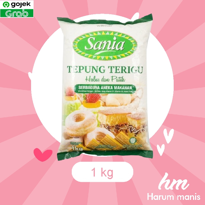 

Tepung Terigu Sania Halus Premium 1kg