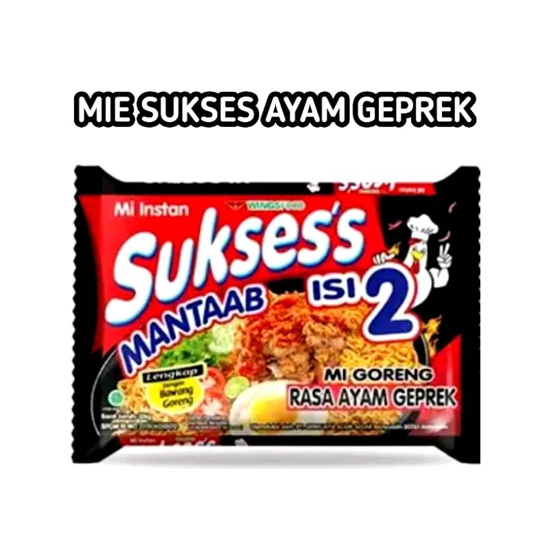 

Mie Sukses Ayam Geprek 123g