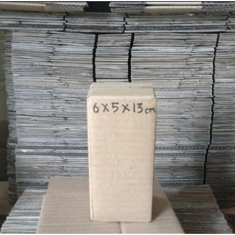 

kardus packing ukuran PxLxT 6x5x13cm