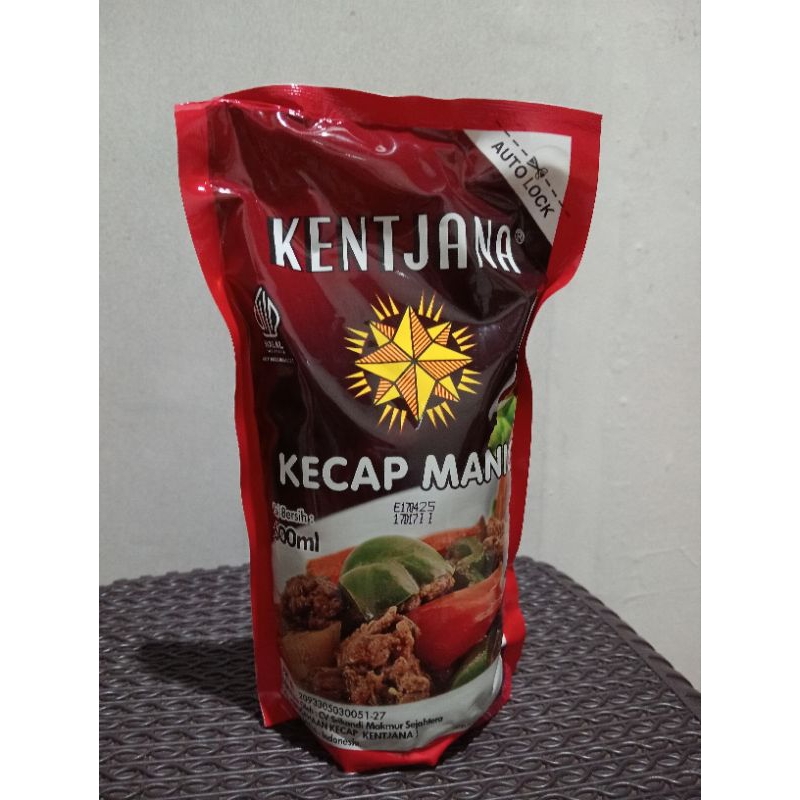 

Kecap Kentjana Kecap asli Kebumen kecap manis kecap enak kecape wong Kebumen kemasan pouch 600ml