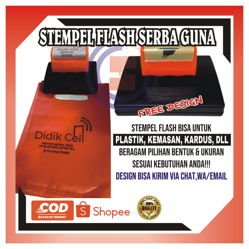 stempel plastik, stempel kardus, stempel Jumbo, stempel custom, stempel otomatis