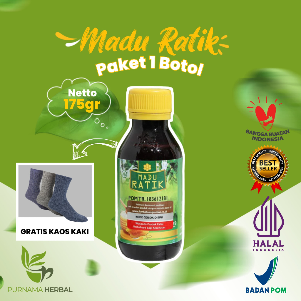 Distributor - Madu Ratik Herbal Original Untuk Atasi Asam Urat, Rematik, Kesemutan, Sakit Punggung