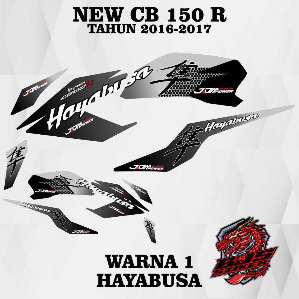 Striping new cb 150 r v2 - Stiker Decal new cb 150 r v2 hayabusa 1