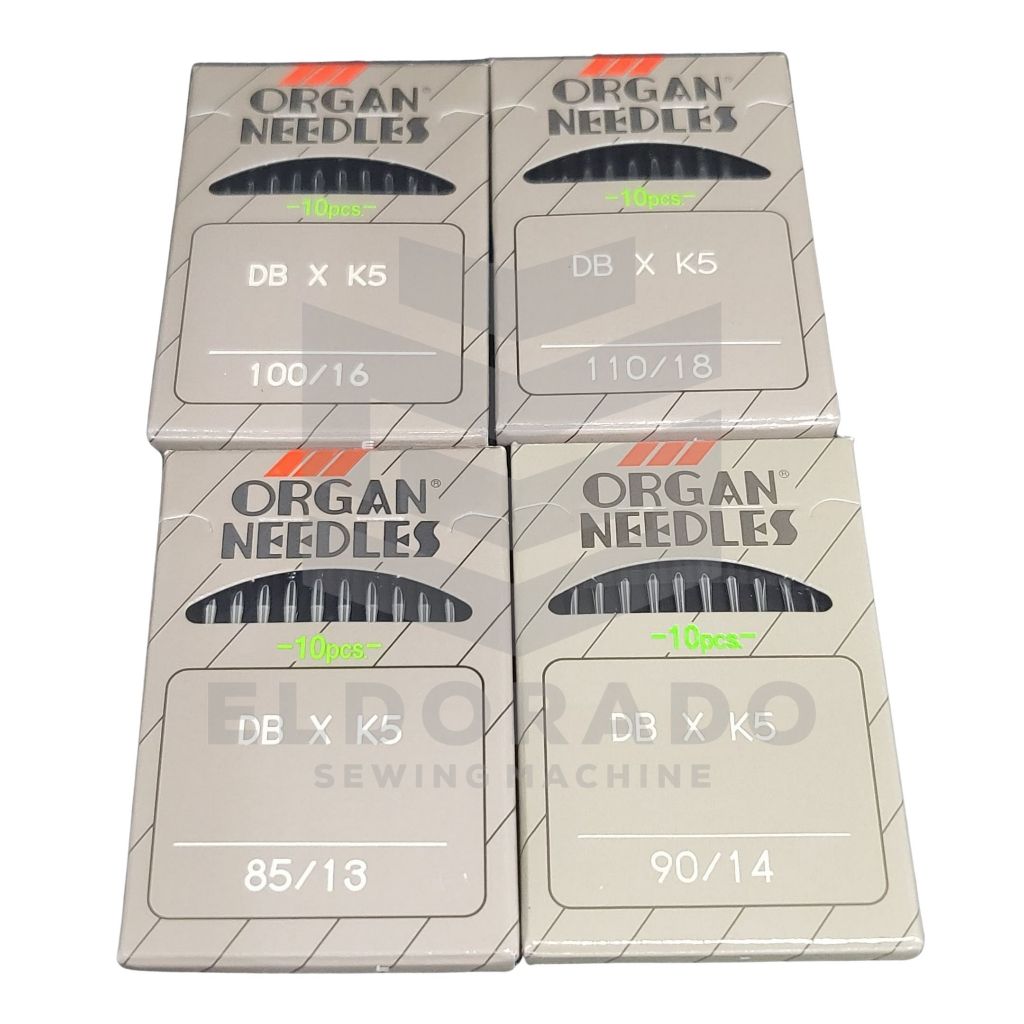 JARUM DBXK5 ORGAN NEEDLES JARUM BORDIR KOMPUTER  DB X K5 NO 11 13 14 16 18 21
