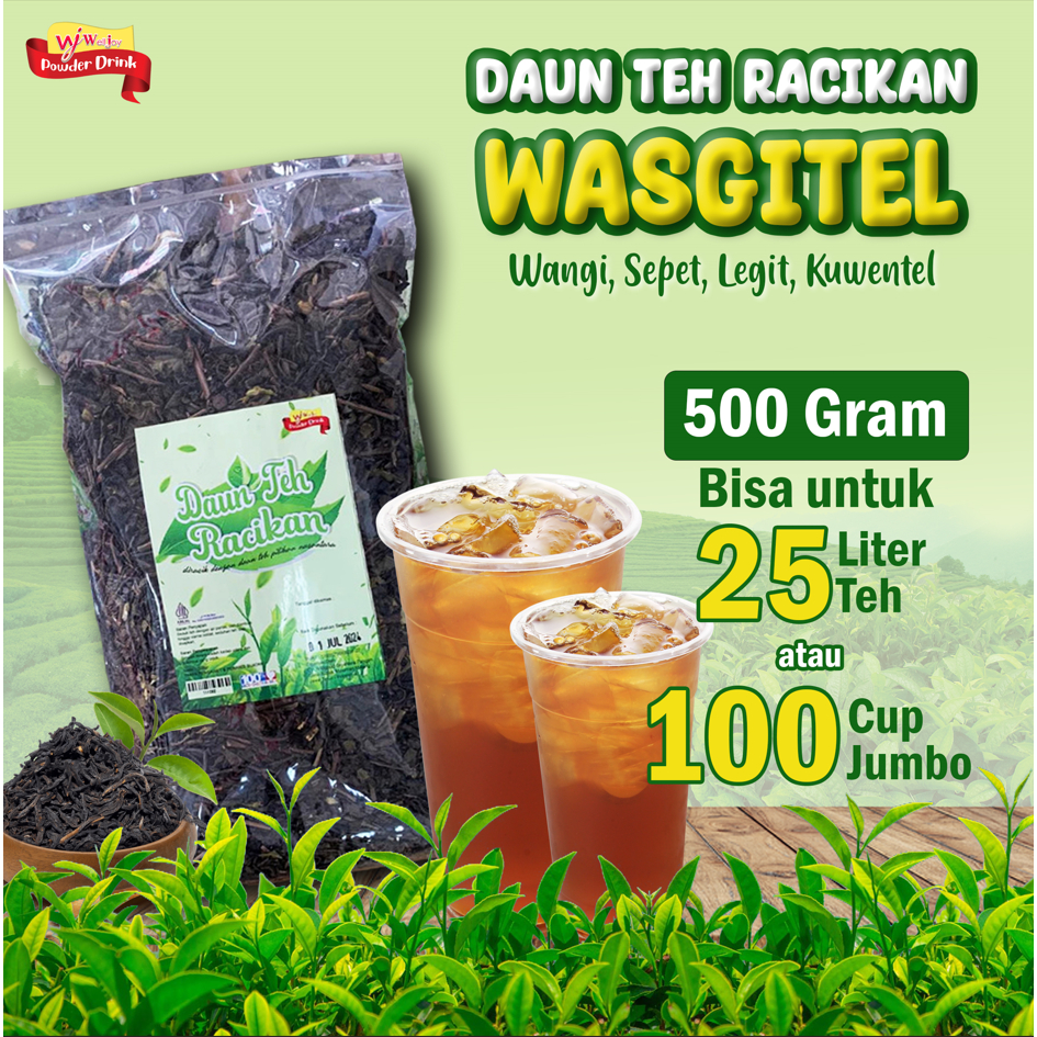 

Daun Teh Racikan Wasgitel Asli Solo - 500gr