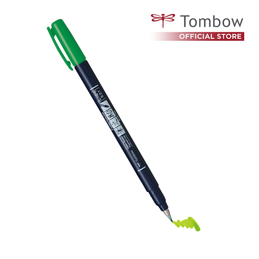 

Tombow Fudenosuke Hard Tip Green