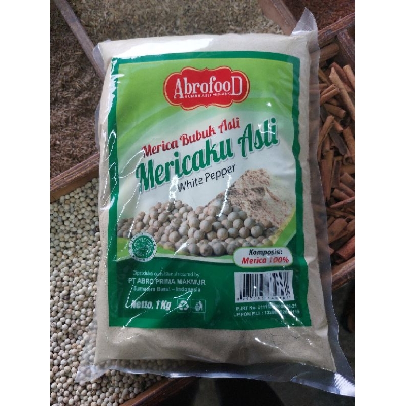 

Merica asli bubuk Abrofood 1kg