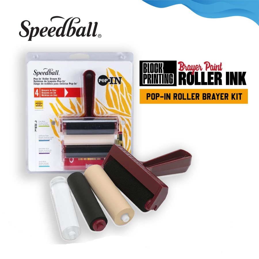 

ORIGINAL Speedball Brayer Paint Roller Ink Block Printing Tool