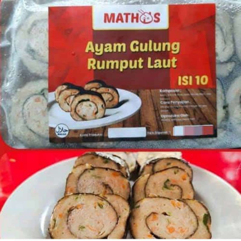 

ayam gulung rumput laut
