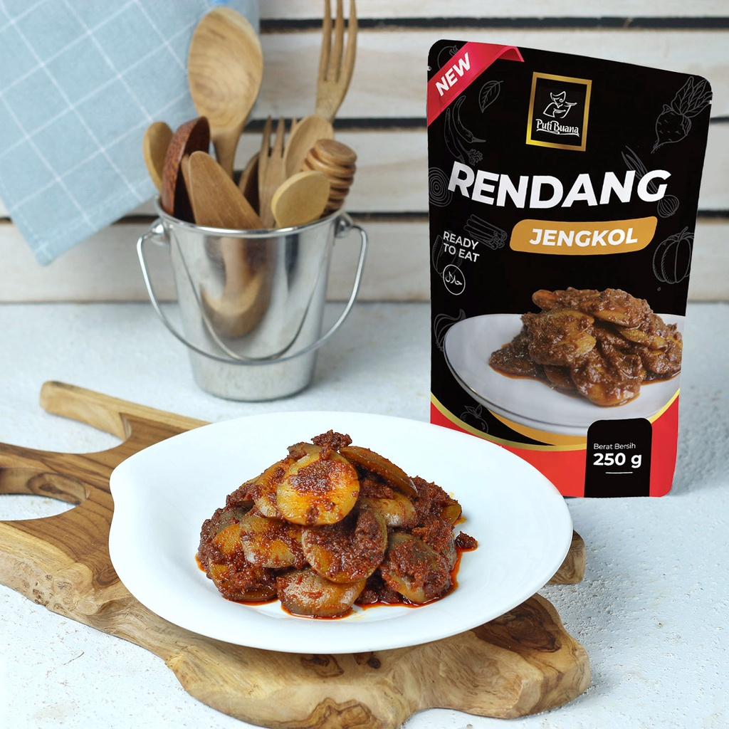 

Rendang Jengkol kemasan 250 gram Otentik Khas Padang