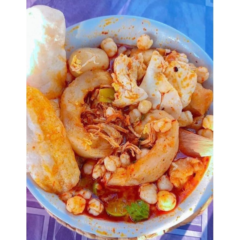 

baci isi ayam suwir dan baci isi tetelan