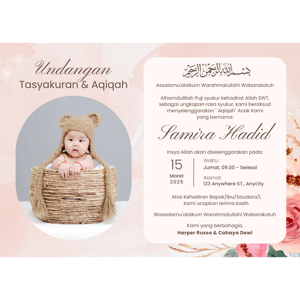 

STIKER AQIQAH -LABEL BOX NASI - LABEL AQIQAH