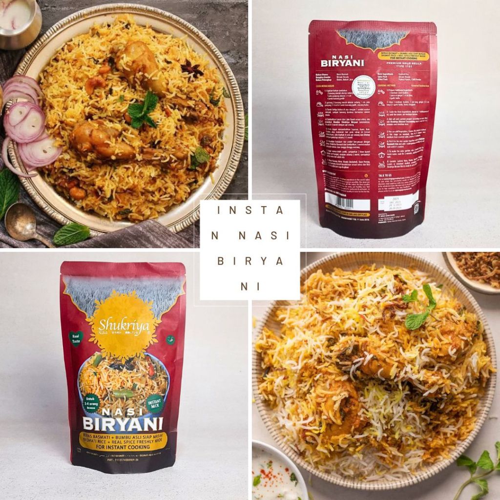 

INSTAN BUMBU BIRYANI MURAH /SHUKRIYA BUMBU INSTAN