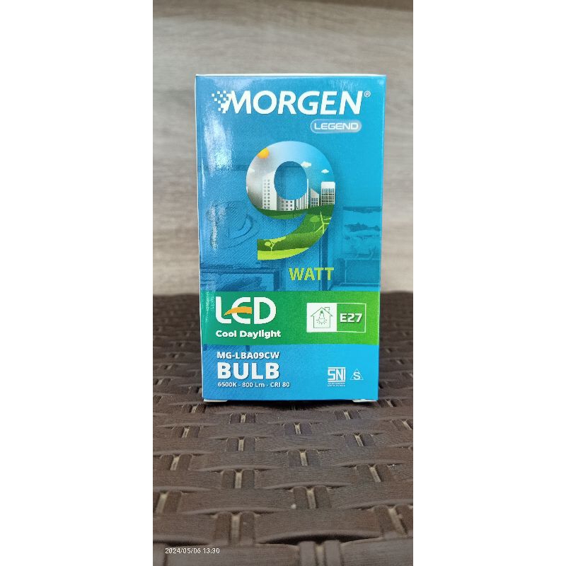 lampu morgen 9watt