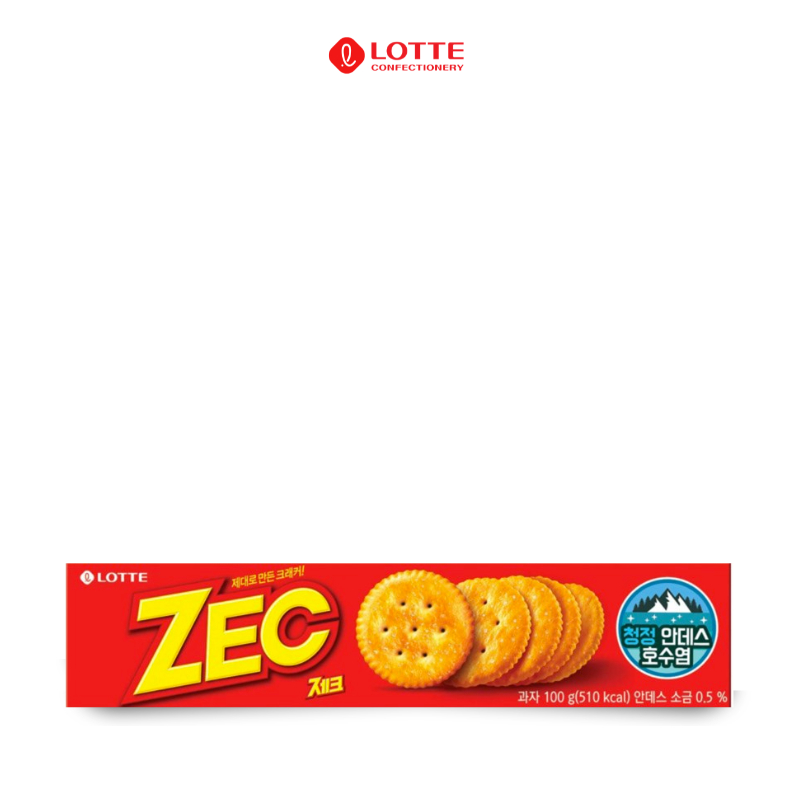 

[WHS] Lotte Confectionary ZEC 100gr - Biskuit Krekers Korea