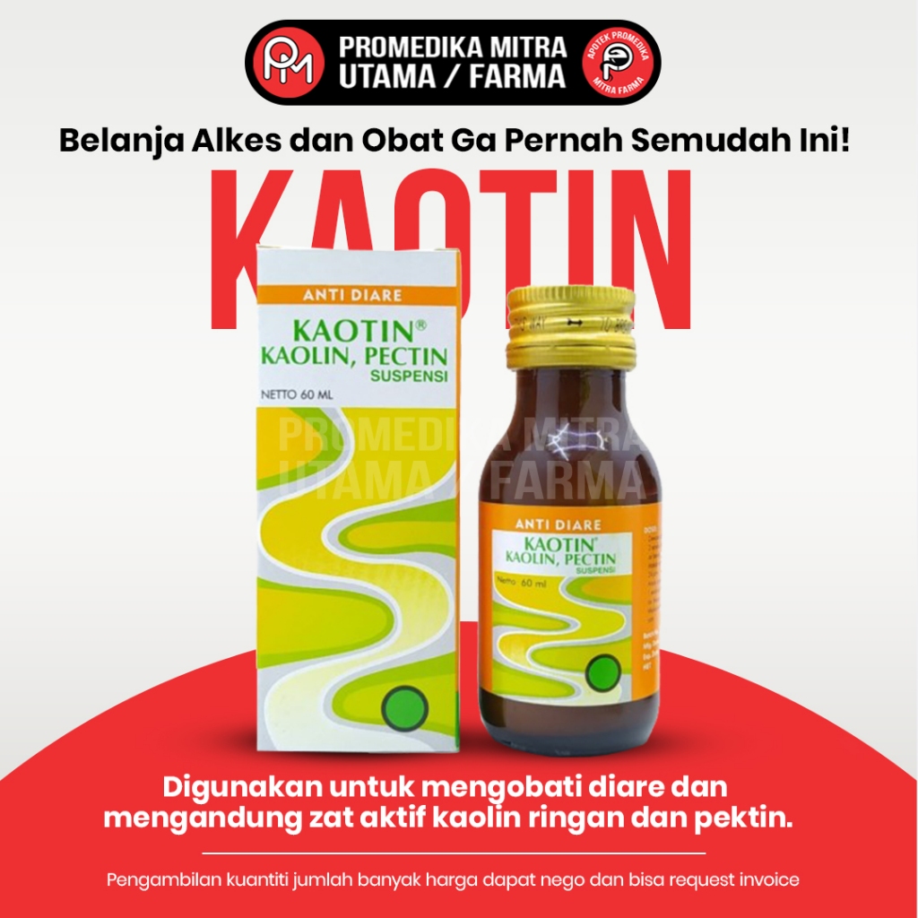 Kaotin Sirup untuk Mengobati Diare (60 ml) | Obat Diare