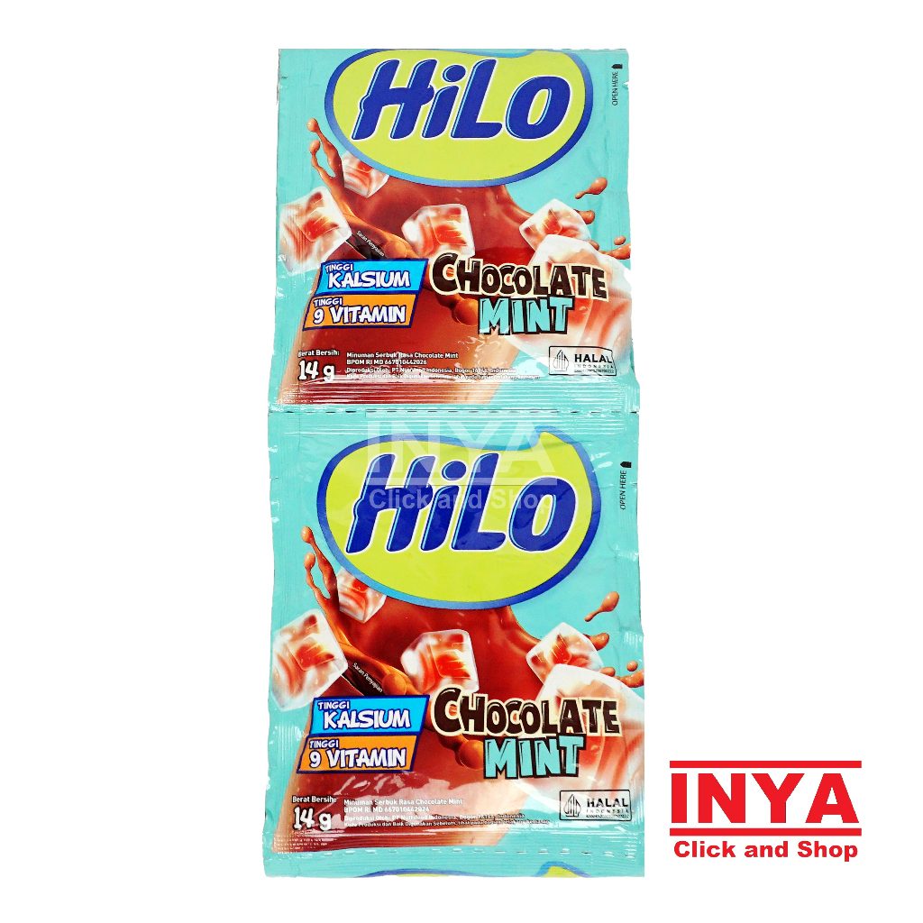

Hilo Susu Chocolate Mint 10x14gr Renceng - Susu Bubuk - Milk Powder