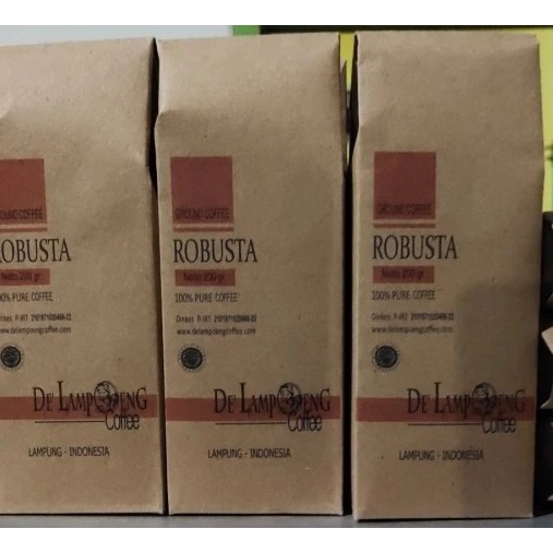 

Kopi De Lampung Coffee Robusta Kemasan 200gr