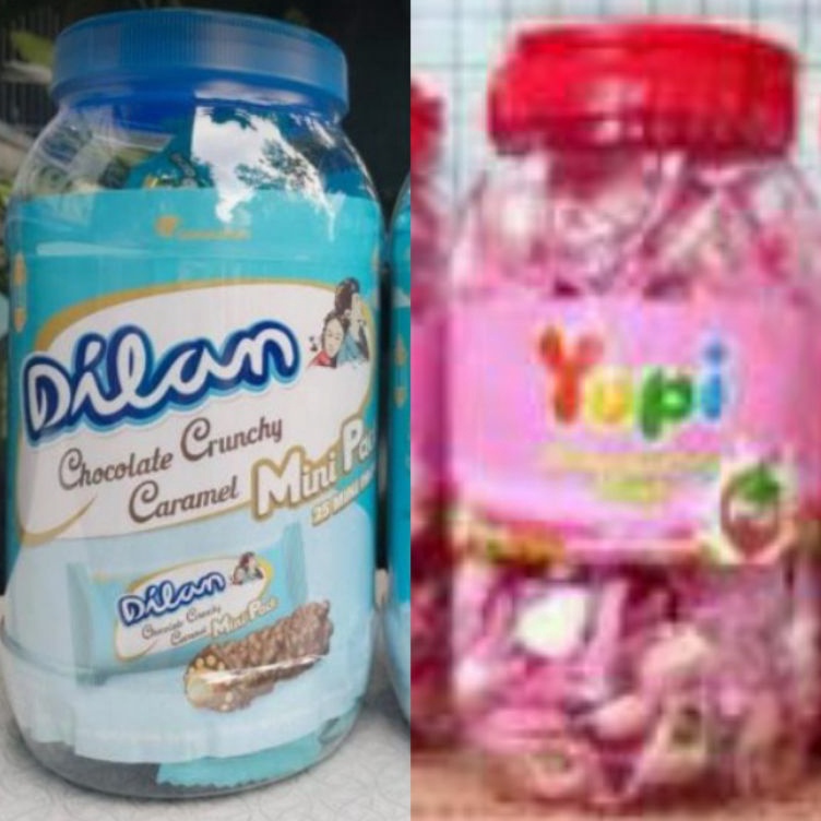 

Permen Yupi Love Toples Dilan Choco Crunchy 5in1 Free Kardus Bubble