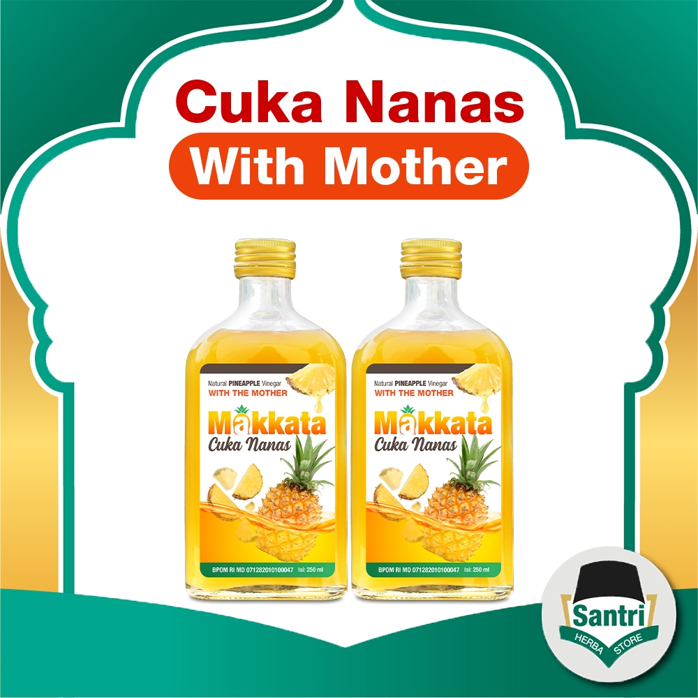 

CUKA NANAS MAKKATA Original Untuk Diabetes Kolesterol Ampuh Pineapple Vinegar With Mother BPOM