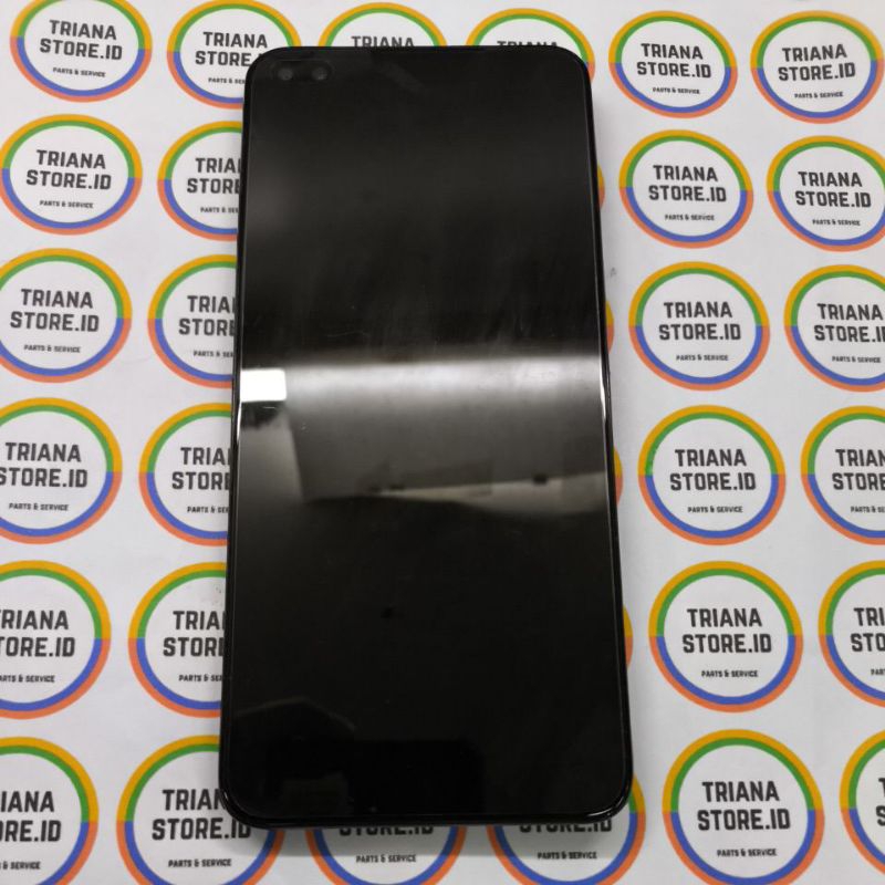 LCD Fullset frame realme X3 superzoom original cabutan